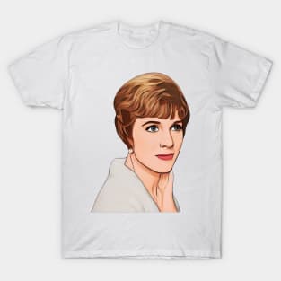 Julie Andrews Cartoon T-Shirt